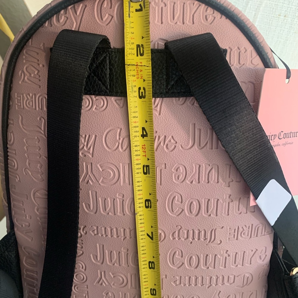 Juicy Couture Embossed Mauve Backpack - Picture 7 of 7